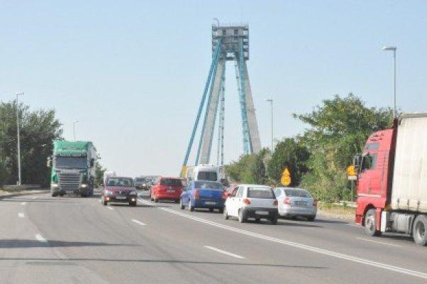 Circulaţia pe Podul Agigea se va desfăşura pe ambele sensuri de mers